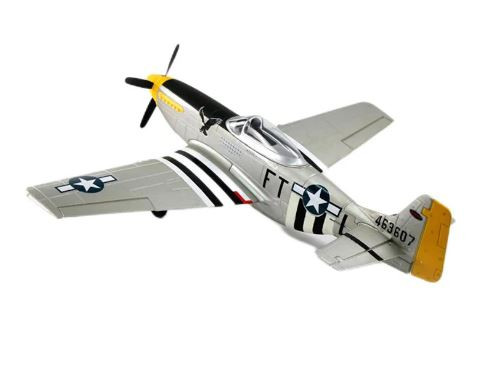 Dynam P-51 Mustang V2 Silver RC Airplane Warbird Plane 1200mm Wingspan