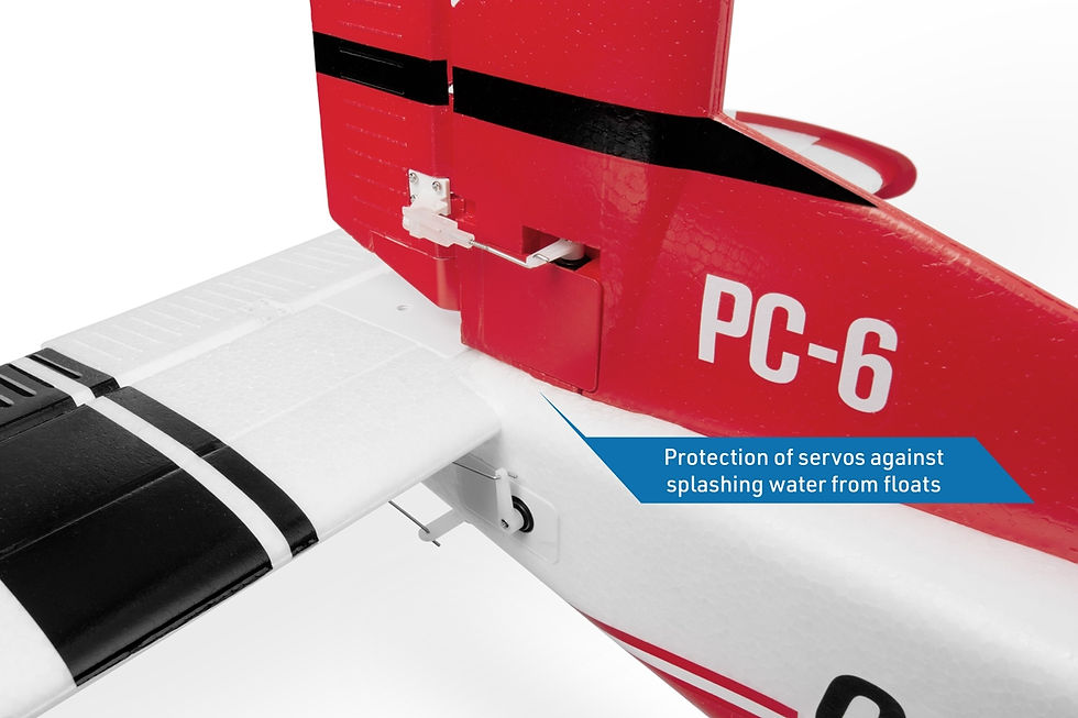 Thumbnail: KAVAN Pilatus PC-6 Porter 1500mm - PNP - Red-Blue