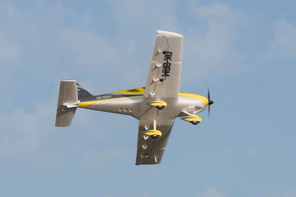 Thumbnail: KAVAN  Bristell B23  1600mm PNP - EPO Foam RC Plane Yellow-Blue
