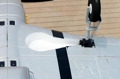 Thumbnail: Dynam P-51 Mustang V2 Silver RC Plane Warbird Plane 1200mm Wingspan