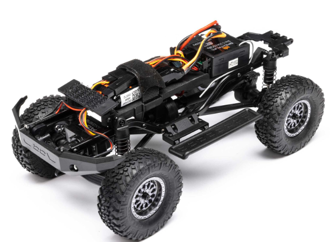 Thumbnail: Axial SCX24 Lexus GX 470 1/24 4WD RTR    White-Black internal angled back view
