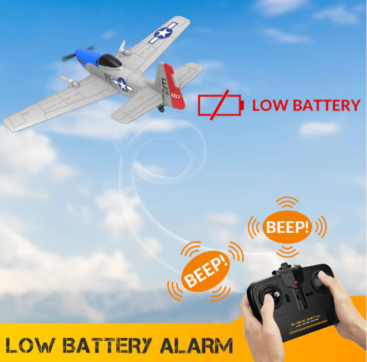 Thumbnail: VOLANTEXRC P51D Mustang 2 Channels  Beginner RC Airplane with Gyro Stabilizer