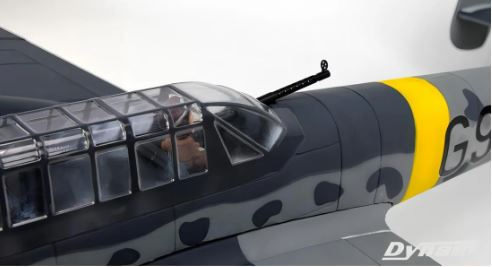 Thumbnail: Dynam Messerschmitt BF-110 V3 Radio Controlled Warbird Airplane 1500mm 59" Wings
