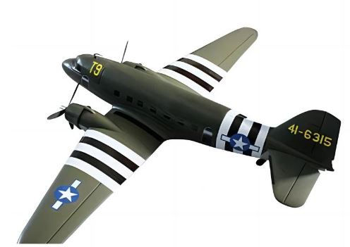 Thumbnail: Dynam C-47 Skytrain V2 Green RC Airplane Warbird 1470mm