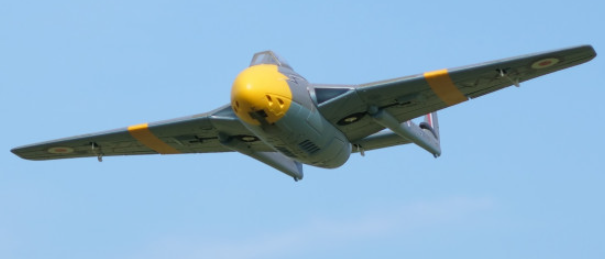 Thumbnail: Durafly D.H.100 Vampire V3 RAF Camo 1100mm PNF -