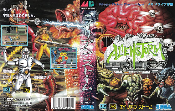 Alien Storm sega arcade mega drive genesis c64 commodore 64 amiga atari st zx spectrum pc dos xbox 360 playstation 3 nintendo switch wii golden axe altered beast Makoto Uchida retrogaming rgg retrogamegeeks.co.uk games gaming gamers retrogamegeeks 90s