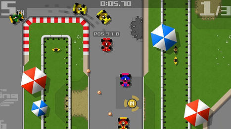 retro racing ios android ouya indiegame team 17 Mr Qwak ouyaforum review rgg retrogamegeeks.co.uk retrogaming videogames retro games sega nintendo micro machines amiga cars formula one