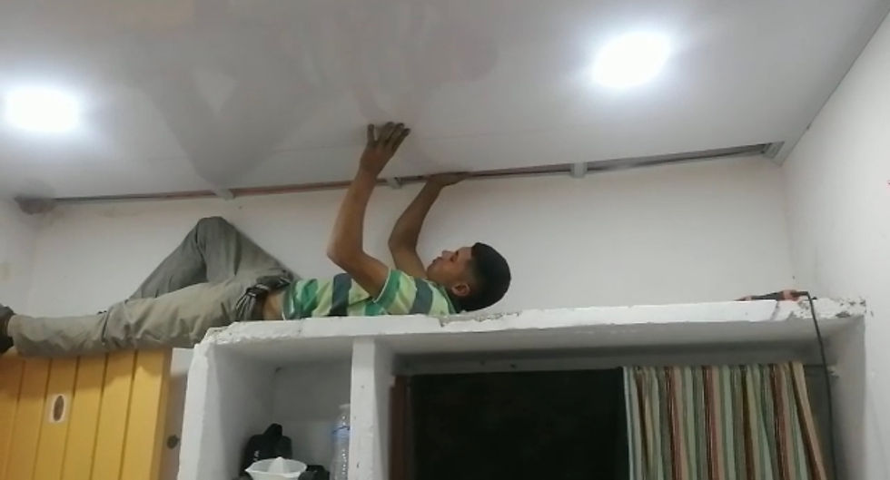 Fixing ceiling