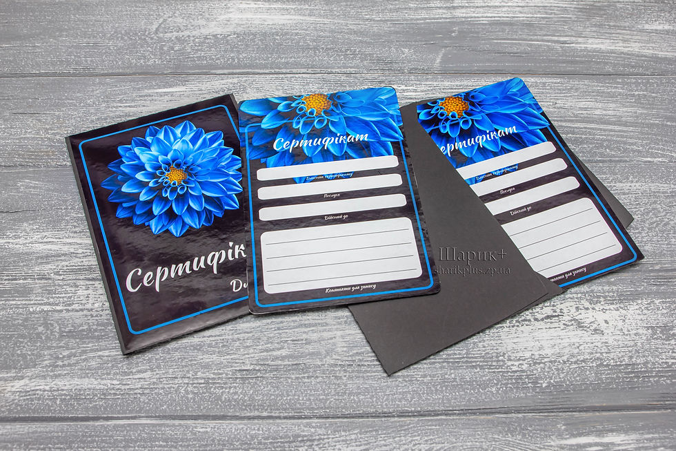 Прев'ю: Подарунковий сертифікат в конверті