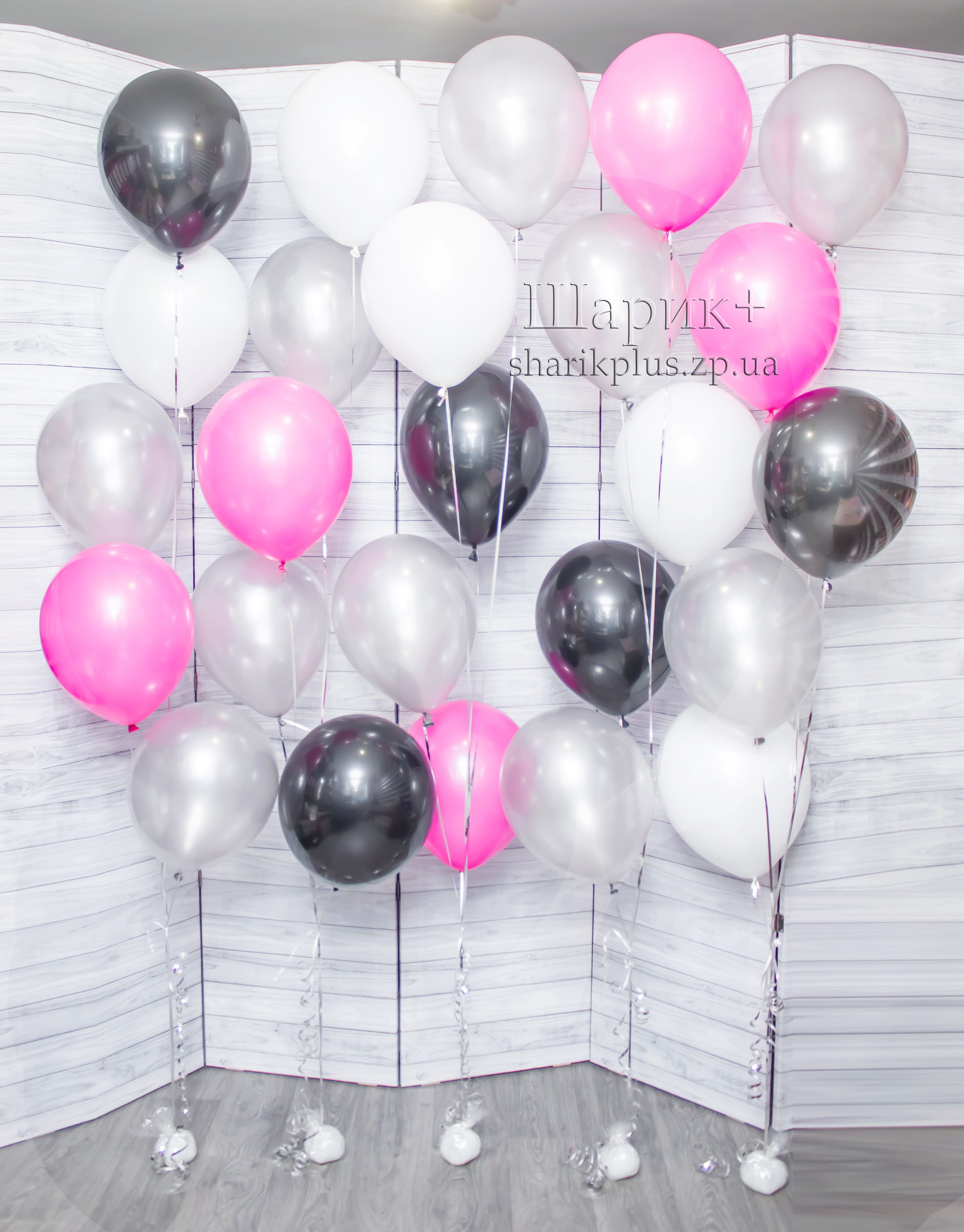 Фонтани з гелієвих куль