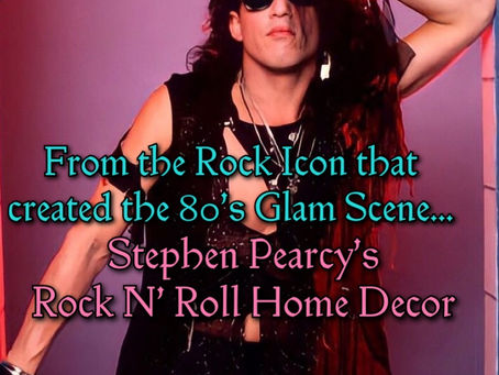 Rock N' Roll Home Decor for the Holidays