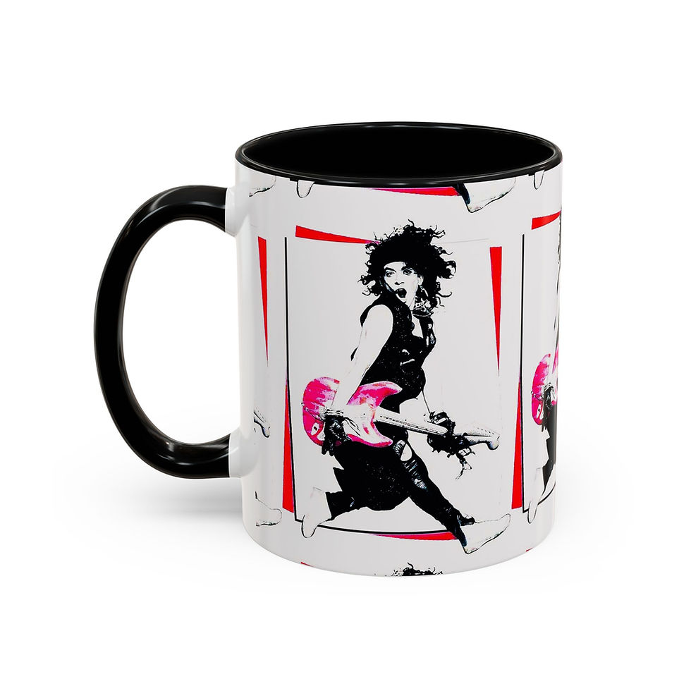 Thumbnail: Stephen Pearcy 80s Rock Icon Accent Coffee Mug — Flying High Design (11/15 oz)