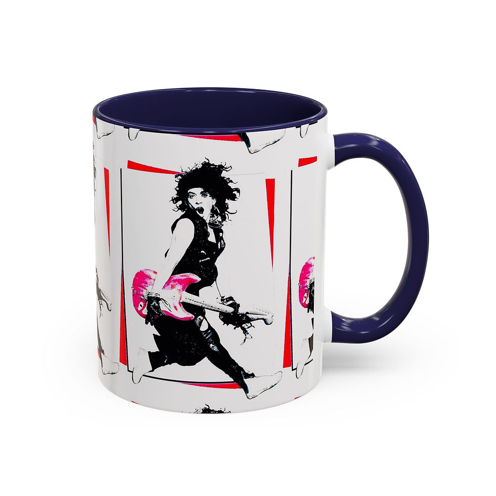 Thumbnail: Stephen Pearcy 80s Rock Icon Accent Coffee Mug — Flying High Design (11/15 oz)
