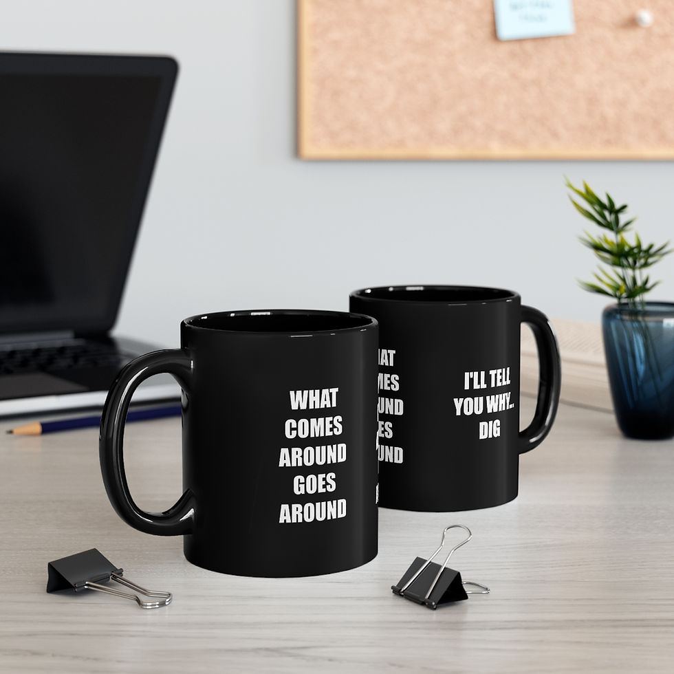 Thumbnail: WHAT COMES AROUND GOES AROUND Coffee Mug