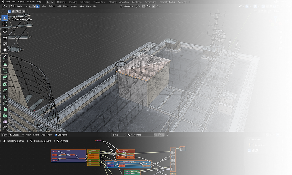 3D development workflow for high-fidelity airport simulation environments.