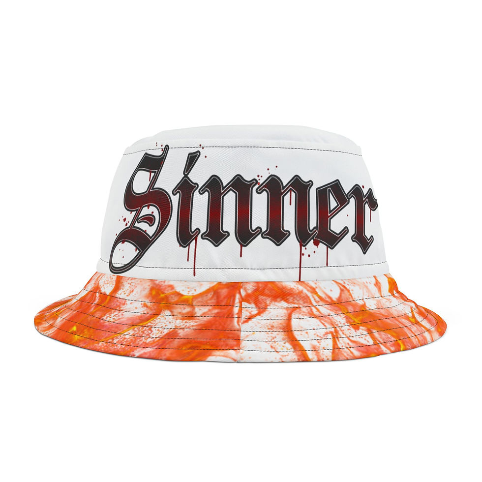 Thumbnail: Sinner Bucket Hat (White)