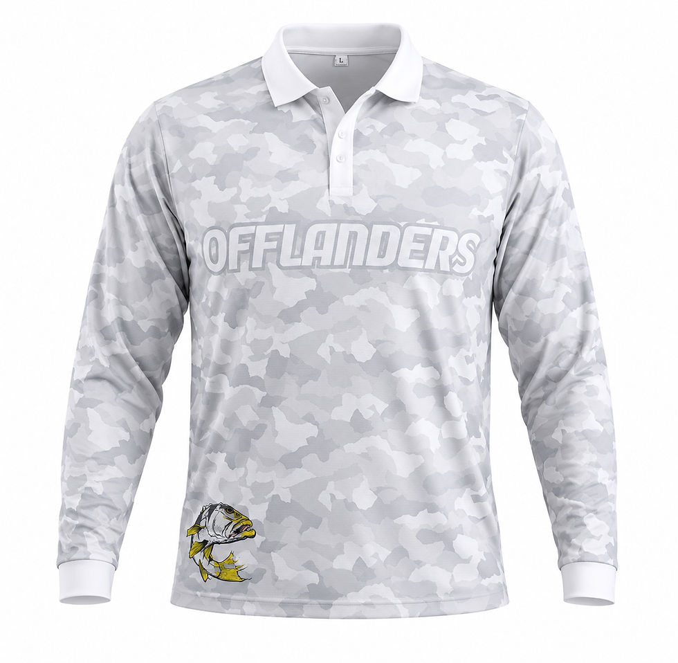 Thumbnail: Grey Camo Fishing Shirt