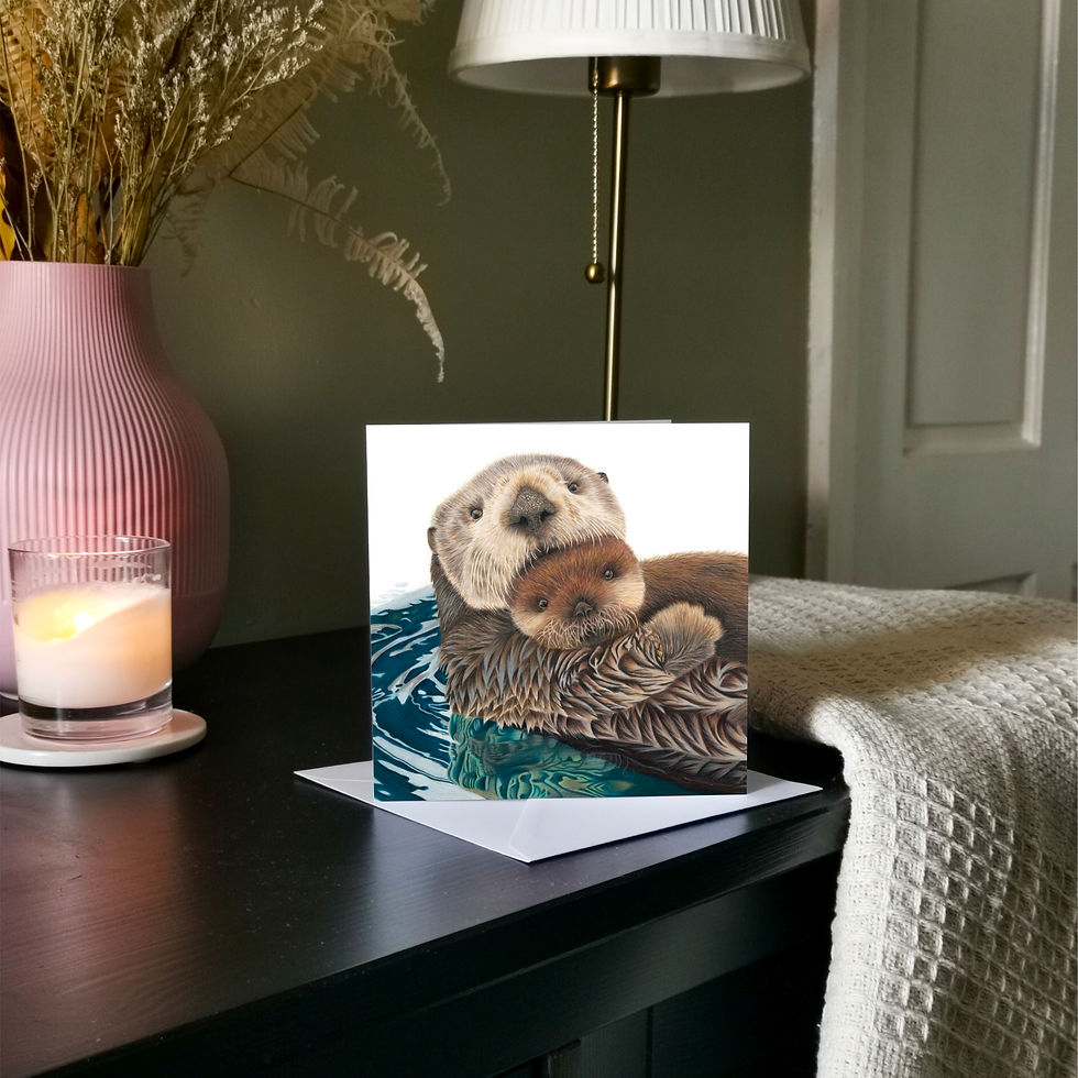 Thumbnail: Otters Card