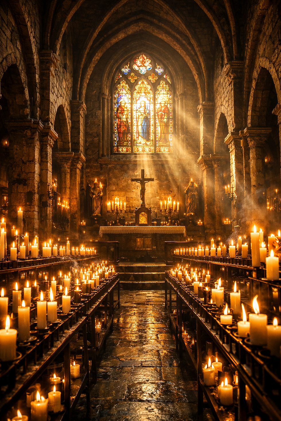 Bougies de la Chandeleur rappelant l’héritage d’Imbolc