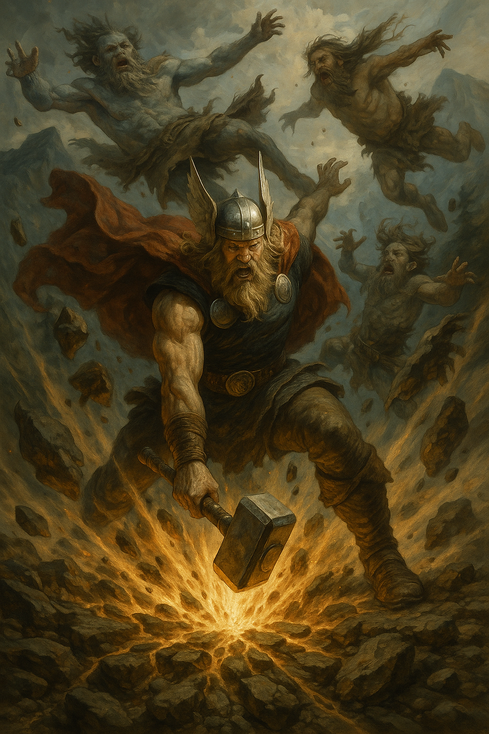Thor Dieu Nordique Du Tonnerre De La Force Et De La Protection Thor Dieu Nordique Du Tonnerre De La Force Et De La Protection