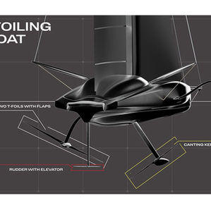 Ferrari apresenta superiate futurista que "voa" sobre o mar com 100% de energia renovável
