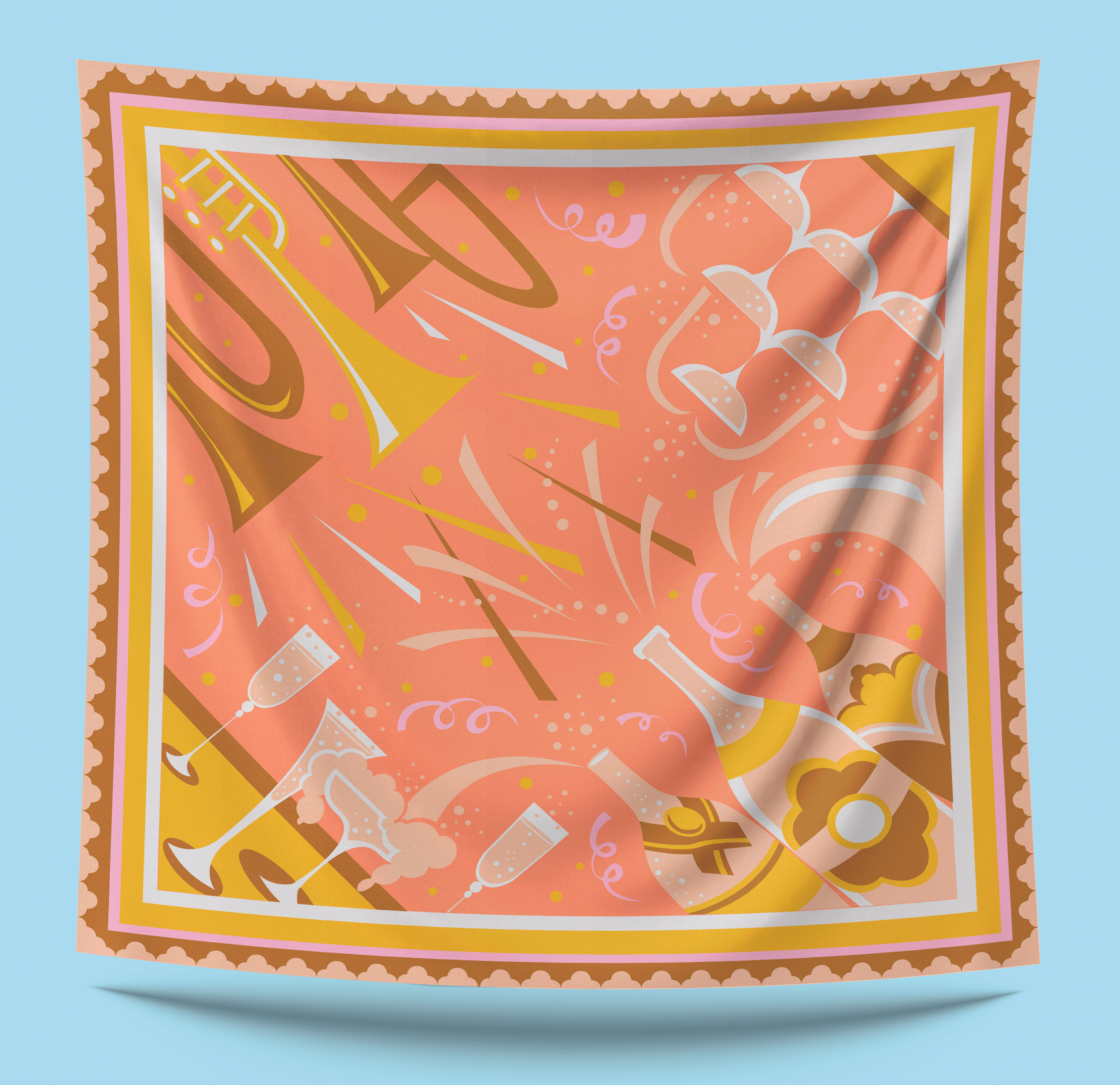 Champagne Scarf