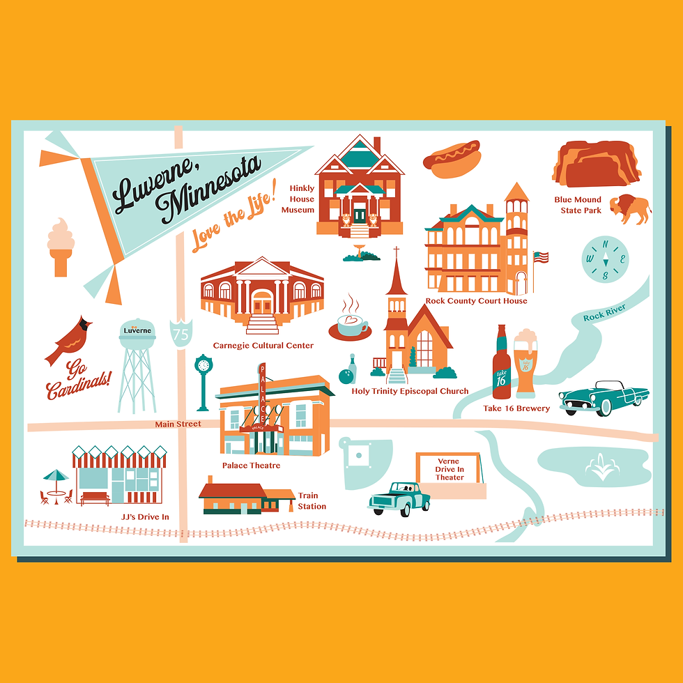 Thumbnail: Luverne, MN Postcard