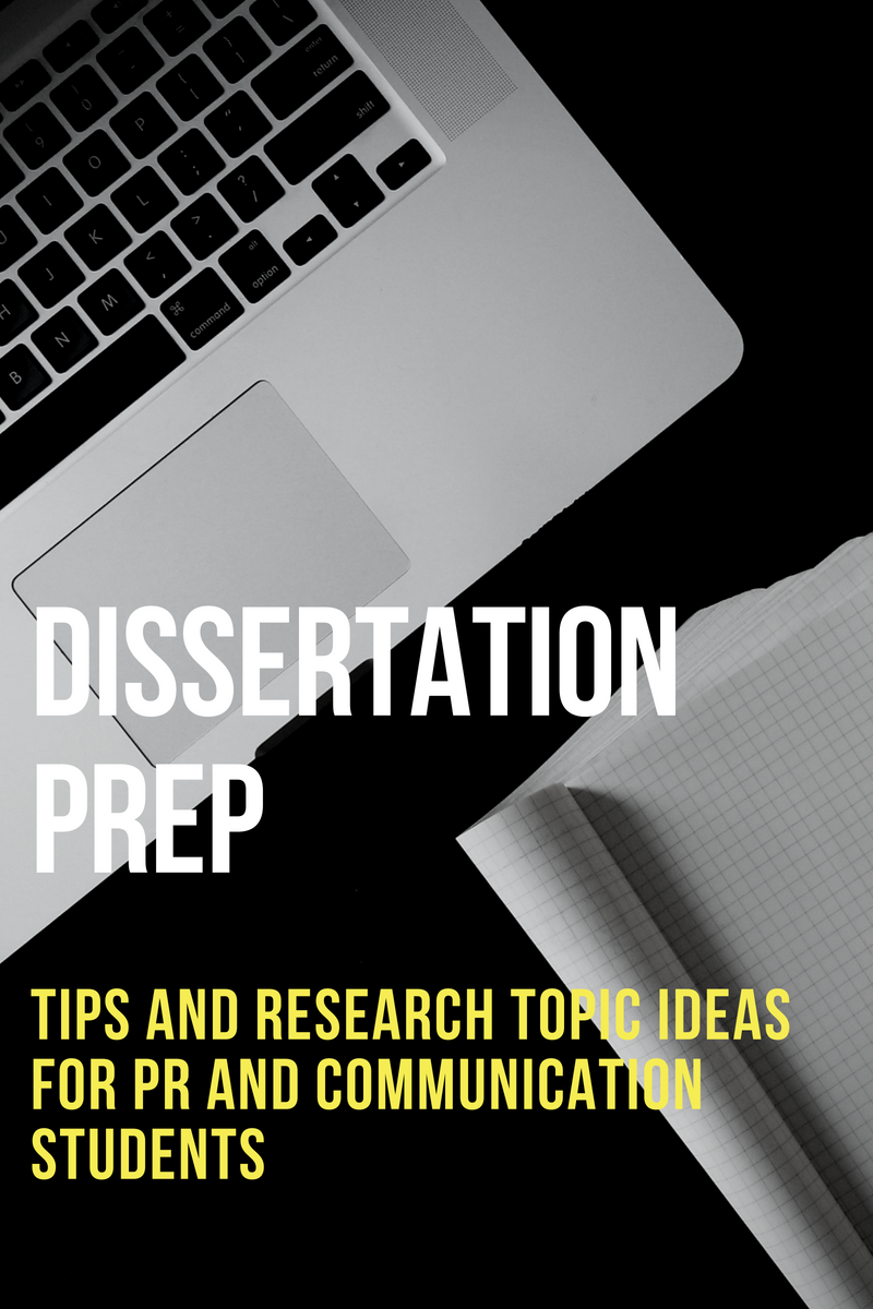 Kahmile Reid gives tips on dissertation preparation