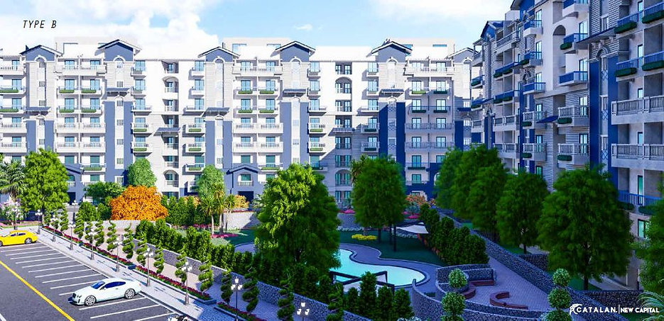 Apartments for sale in catalan compound.