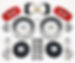 Thumbnail: 140-10641  AERO6 Big Brake Front Brake Kit - 14" 6 PISTON