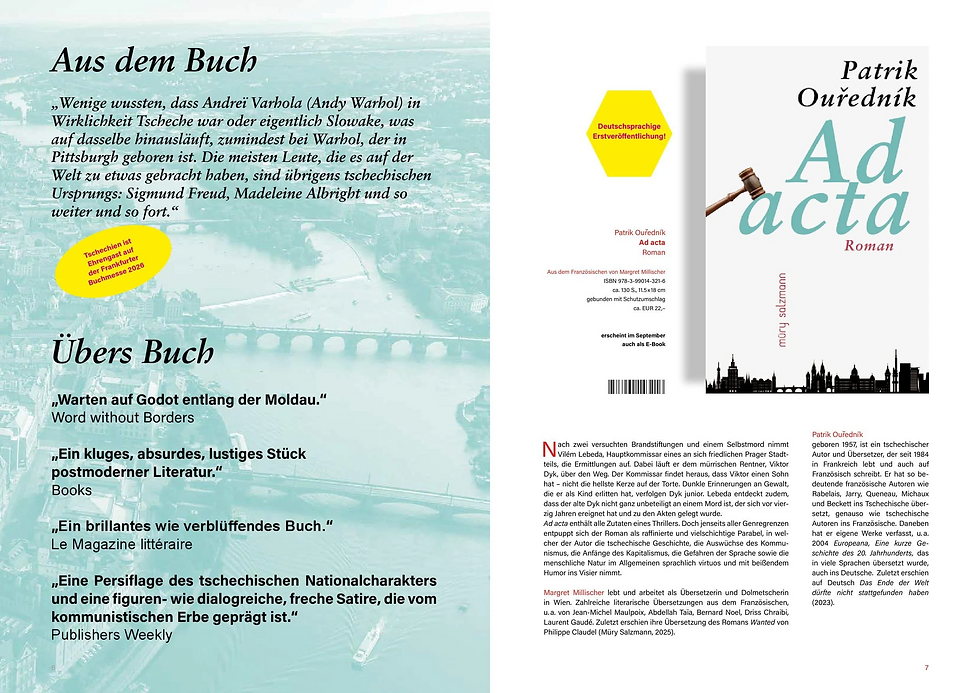 IN VORBEREITUNG: AD ACTA