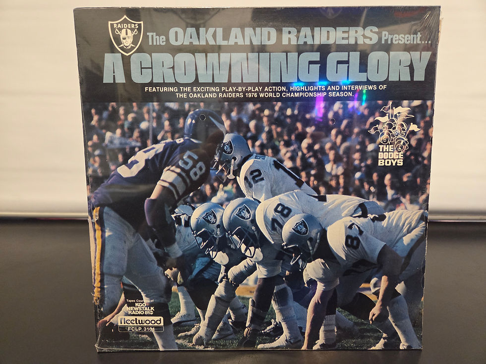 Oakland Raiders ~ A Crowning Glory ~ Sealed! ~ From 1977 ~ $65.00 ~ OBO