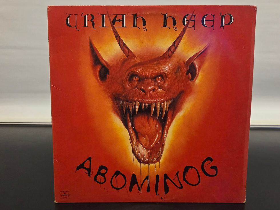 Uriah Heep ~Abominog ~ Gold Stamp Promo ~ From 1982 ~ Vg+/Ex Condition ~ $80.00