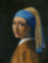 Girl with the Pearl Earring, after Johannes Vermeer