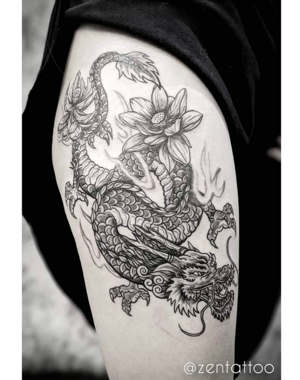 Dragon and Lotus
