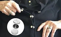 Adaptive clothes with magnetic buttons for Parkinson disease sufferers