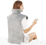Electric heating pad for neck and back in Parkinson disease