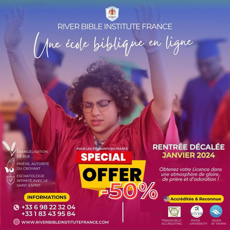 La prochaine rentrée pour Janvier 2024