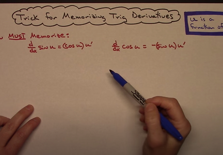 Tricks for Memorizing Trig Derivatives