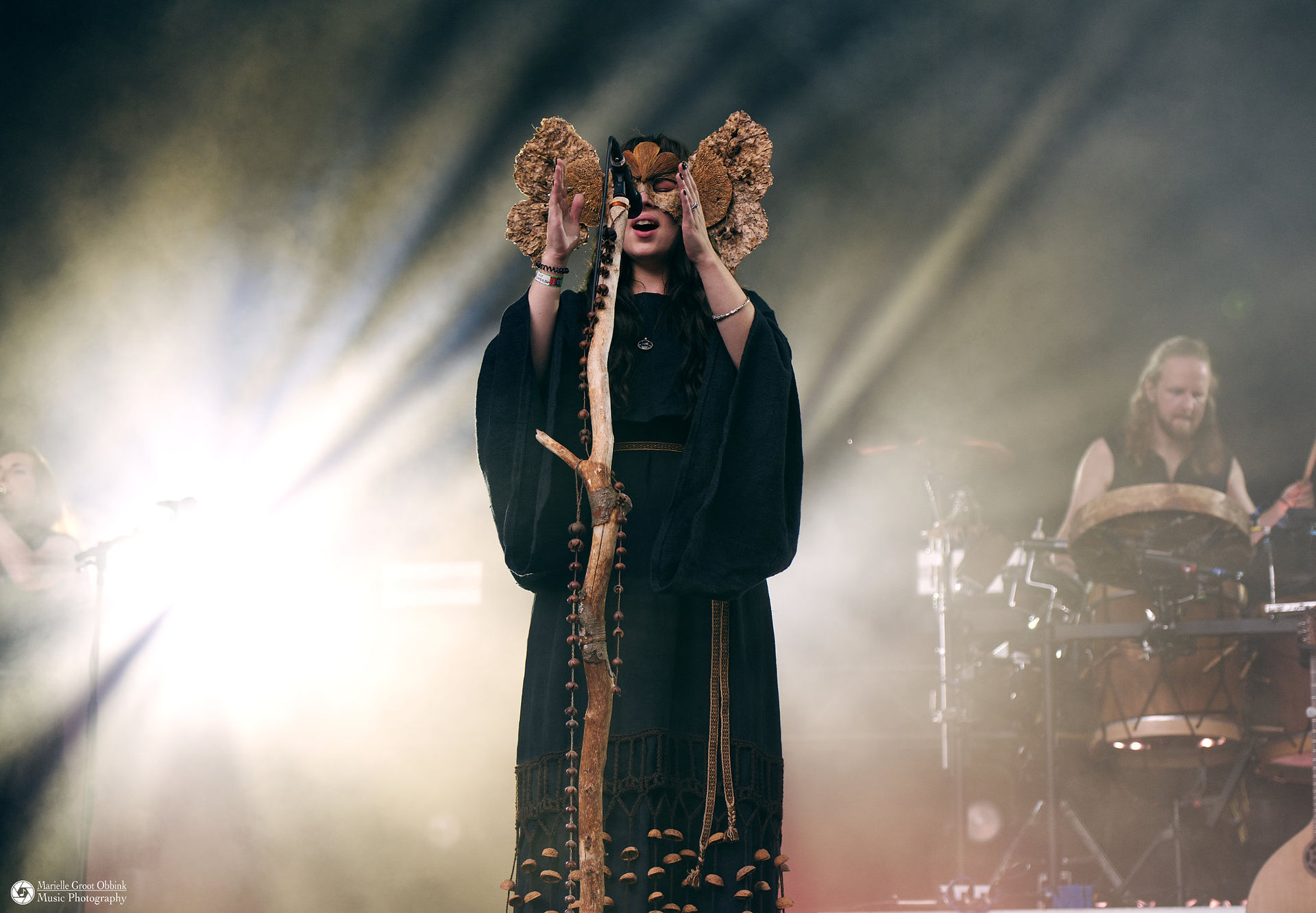 Concert photo of the neopagan folk band Sowulo at Castlefest 2025 by photographer By Marielle
