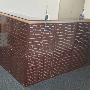 Architectural desk front