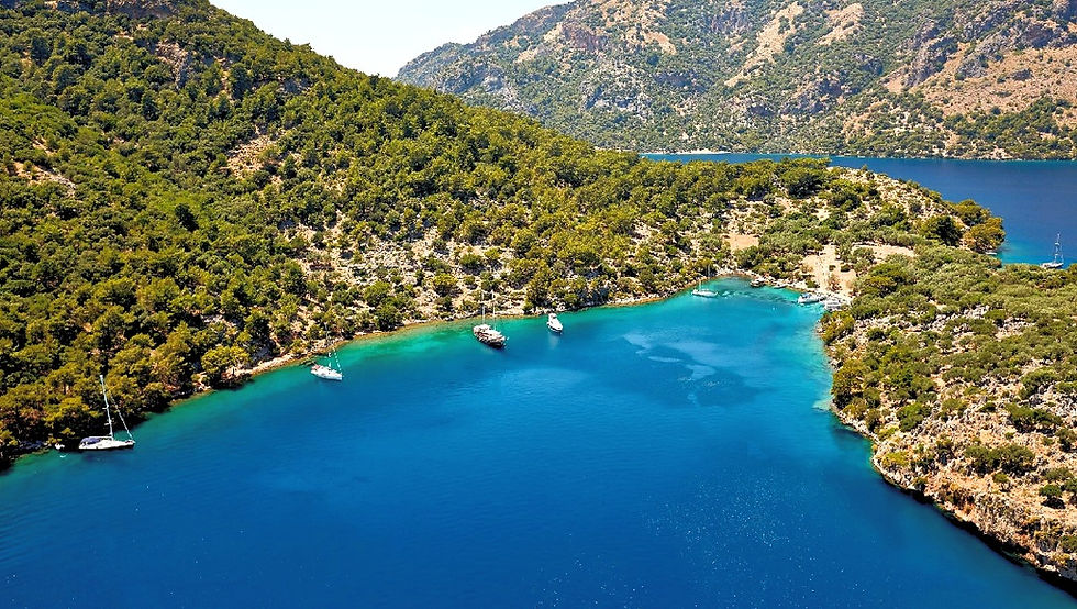Göcek Tekne Turu - Göcek Kiralık Tekne - Göcek Kiralık Gulet - Binlik Koyu - Göcek Koyları - Ege Koyları