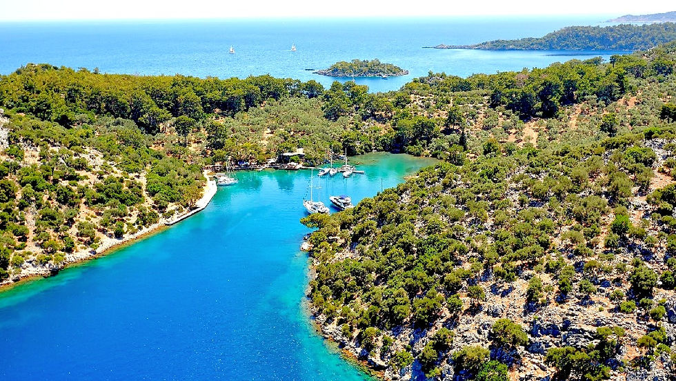 Göcek Tekne Turu - Göcek Kiralık Tekne - Göcek Kiralık Gulet - Göbün Koyu - Kapi Creek - Göcek Koyları - Ege Koyları