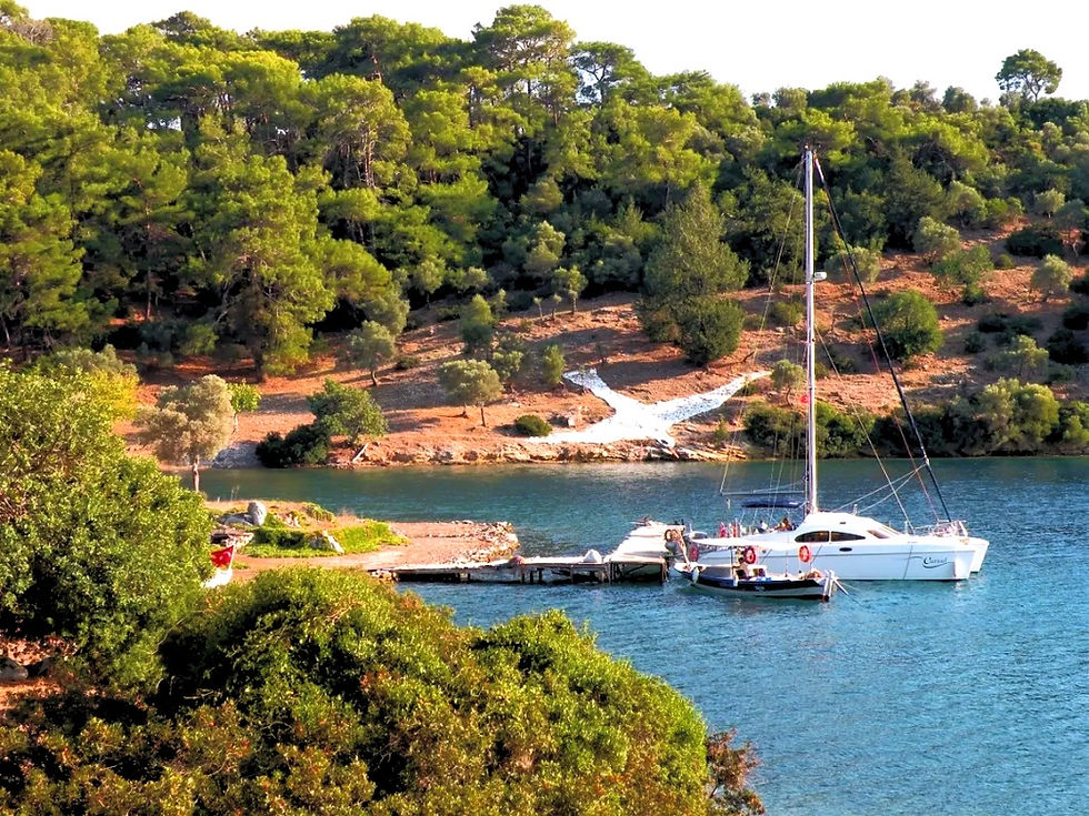 Göcek Tekne Turu - Göcek Kiralık Tekne - Göcek Kiralık Gulet - Martı Koyu - Yavansu Koyu - Göcek Koyları - Ege Koyları