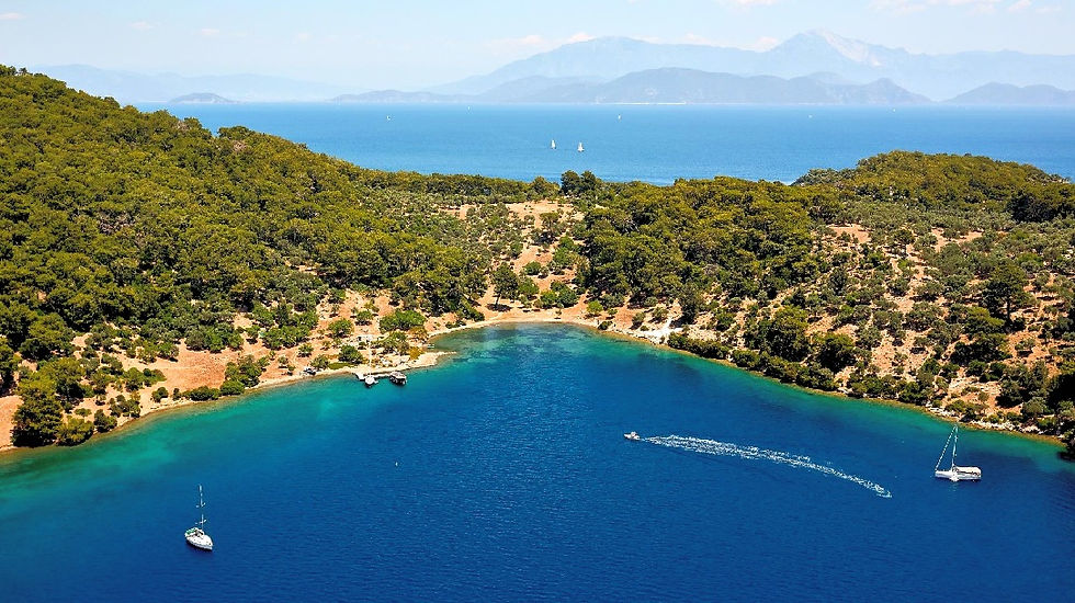 Göcek Tekne Turu - Göcek Kiralık Tekne - Göcek Kiralık Gulet - Martı Koyu - Yavansu Koyu - Göcek Koyları - Ege Koyları