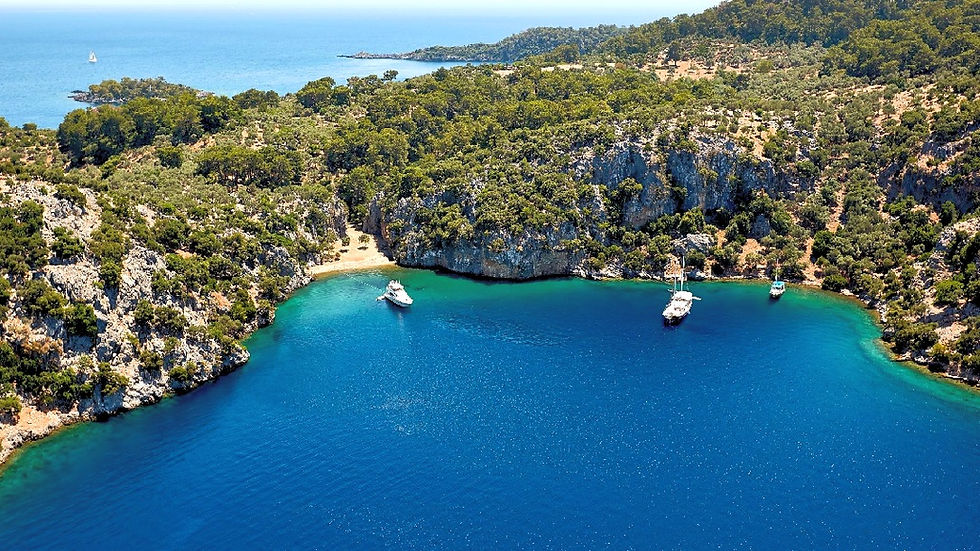 Göcek Tekne Turu - Göcek Kiralık Tekne - Göcek Kiralık Gulet - Merdivenli Koy - Göcek Koyları - Ege Koyları