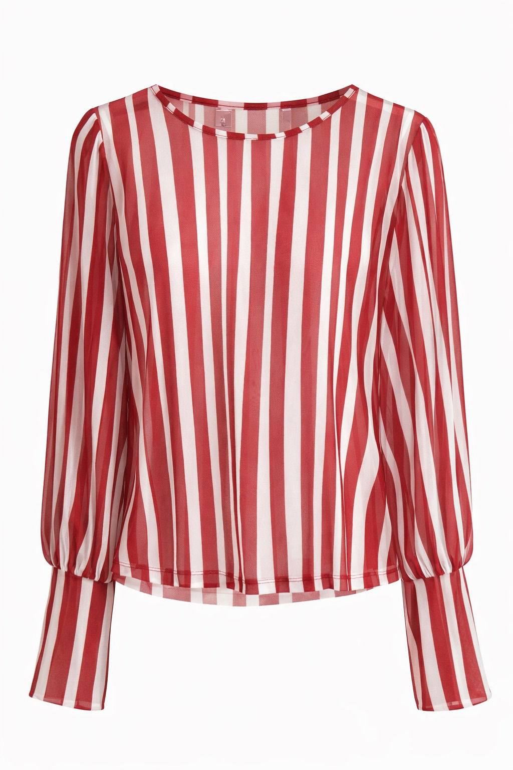 Tule shirt pofmouwen