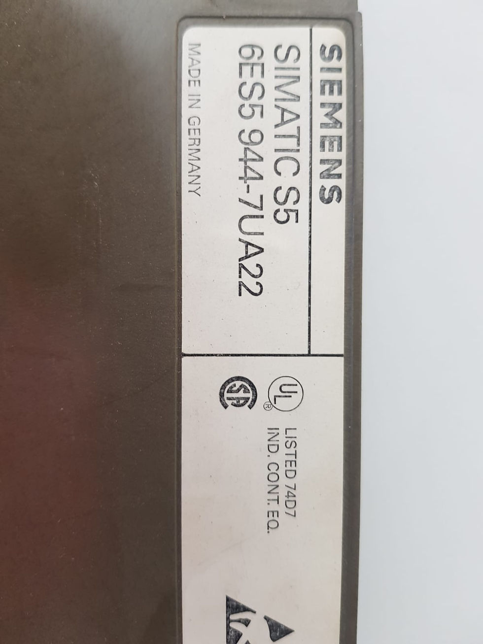 Thumbnail: Siemens Simatic S5, 6ES5 944-7UA22, CPU 944 115U