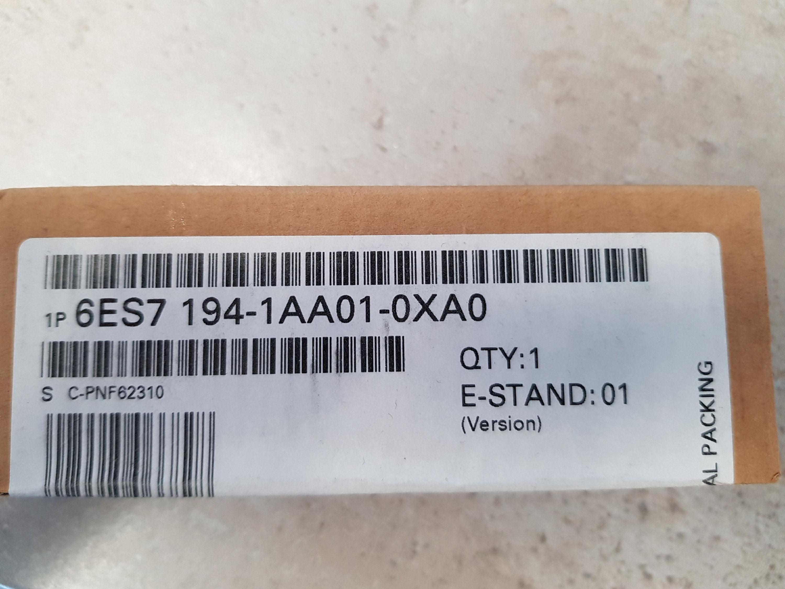 Siemens SIMATIC Anschlussstecker 6ES7194-1AA01-0XA0