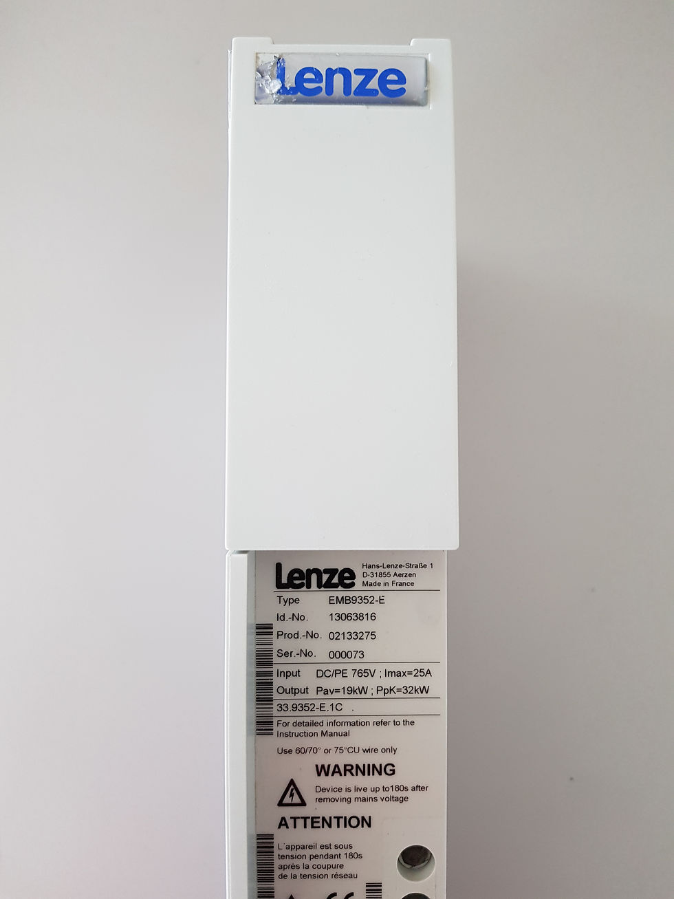 Miniaturbild: Lenze Bremschopper EMB9352-E
